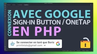 Miniature : Se connecter avec Google en PHP (Sign-in button & OneTap)