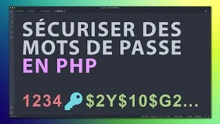 Miniature : Sécuriser des mots de passe en PHP (password_hash & password_verify)