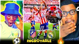 Miniature : AT Madrid 2-1 Real Madrid (un Grand Diomandé, vinicus Nul) Les Réactions 🔥