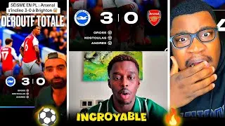 Miniature : BRIGHTON 🏴 3-0 ARSENAL 🔴| INCROYABLE🔥(LES RÉACTIONS)