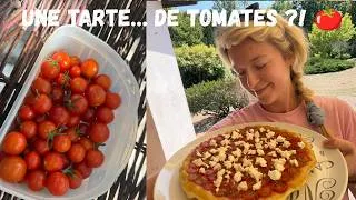 Miniature : 🌱 Du potager à l’assiette : tarte tatin de tomates cerises 🍅