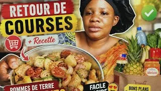 Miniature : RETOUR DE COURSES AU MARCHÉ 🇨🇲, RECETTE DE POMMES DE TERRE AU CHORIZO/ Ma vie de maman au Cameroun