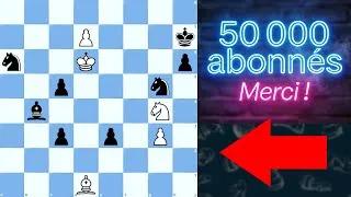 Miniature : Pour les 50000, le Puzzle le plus Difficile ! Difficulté : 🧩🧩🧩🧩 (Echecs)
