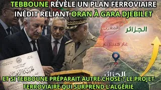 Miniature : Tebboune dévoile un projet ferroviaire géant : Oran, Tindouf, Gara Djebilet bientôt