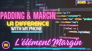 Miniature : [♦️TUTO HTML/CSS♦️]: Padding vs Margin en HTML/CSS | Maîtrise la Différence sur Ton Smartphone !