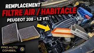 Miniature : Comment changer le filtre à pollen et le filtre à air sur une 208 1.2 VTi