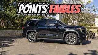 Miniature : Toyota Sequoia XK80 : Points faibles du grand SUV