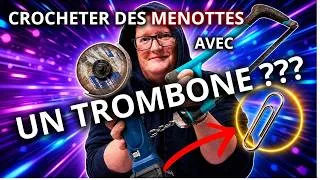 Miniature : CROCHETER DES MENOTTES AVEC UN TROMBONE : C'EST POSSIBLE ??