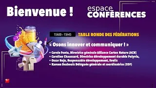 Miniature : Table ronde des fédérations «Osons innover et communiquer!