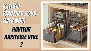 Miniature : AVIS (2026) : KATLKIU Étagères Sous Évier Noir. DÉTAILS