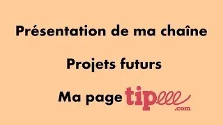 Miniature : présentation de ma chaîne Prof_2_Français + ma page Tipeee