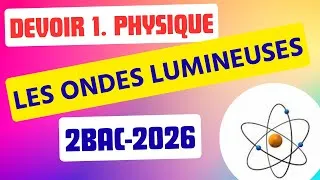 Miniature : devoir n°1 extrait d'examen national de physique 2023 rattrapage la diffraction d'ondes lumineuses.
