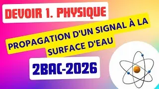 Miniature : devoir 1 extrait d'examen national de la physique 2024 normal propagation d'un signal mécanique.