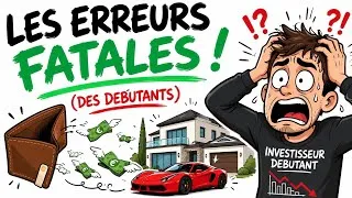 Miniature : Les Erreurs Fatales qui Ruinent 95 % des Investisseurs Débutants (Et Comment les Éviter)