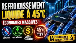 Miniature : Refroidissement liquide NVIDIA : le secret des serveurs IA à 45 °C