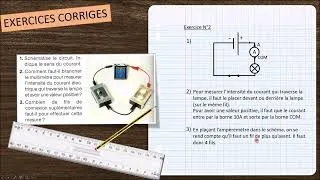 Miniature : [Energie - Episode 8] Exercices : réglages et placement d'un ampèremètre.