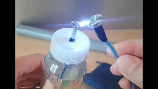 Miniature : [Chimie Episode 27-1] L'électricité statique (Eclairs avec une bouteille de Leyde)(6e)