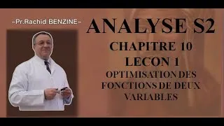 Miniature : CHAPITRE 10 LECON 1  OPTIMISATION DES FONCTIONS DE 2 VARIABLES