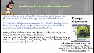 Miniature : Tous niveaux lycée et L1 - Qu'est-ce que le raisonnement à la marge ou le marginalisme en économie ?