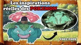 Miniature : Les VRAIES inspirations des Pokémon | #001 à #009