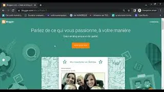 Miniature : Comment créer son blog sur BLOGGER - (Première étape)