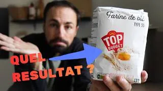 Miniature : J'ai fait une pizza avec la PIRE farine du supermarché (Le résultat est inattendu !)