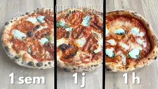 Miniature : Pâte à Pizza : 1 Heure vs 1 Semaine ! (Le résultat va vous surprendre)