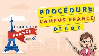 Miniature : PROCÉDURE CAMPUS FRANCE : RENDEZ - VOUS TCF / CREATION DE LA BOITE PASTEL / DOSSIER VISA - PARTIE 1