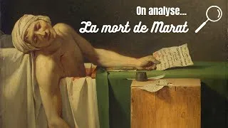 Miniature : L'histoire en peinture - La mort de Marat, Jacques-Louis DAVID (1793)