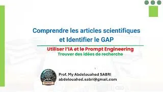 Miniature : Comprendre les articles scientifiques et identifier le GAP : IA & Prompt Engineering pour doctorants
