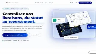 Miniature : ProgesShipping présentation landing