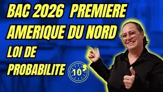 Miniature : bac amerique du nord 1ere spécialité 2026: loi de probabilité d'une variable aléatoire