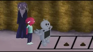 Miniature : Algoréa Adventure : Chapitre 2 : Dans la caverne sous la montagne (Python + Blockly)