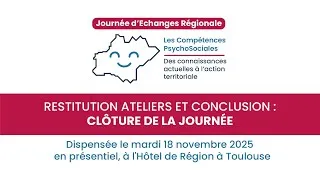 Miniature : JER 2025 : Restitution des ateliers et clôture de la journée