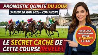 Miniature : PRONOSTIC QUINTE DU JOUR SAMEDI 20 JUIN 2026 – COMPIÈGNE  le secret caché de cette course dévoilé !