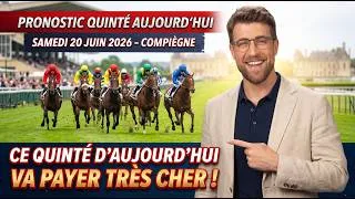 Miniature : PRONOSTIC QUINTE DU JOUR SAMEDI 20 JUIN 2026 – COMPIÈGNE 💰 LE QUINTÉ DU JOUR VA PAYER TRÈS CHER !