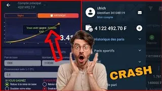 Miniature : Voici l'astuce pour gagner  au jeu  CRASH sur  1xbet , CRASH 1XBET