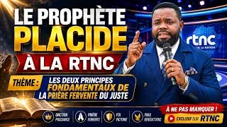 Miniature : LE FONDEMENT DE LA PRIERE DANS LA NOUVELLE ALLIANCE AVEC LE PROPHETE PLACIDE MASESE A LA RTNC