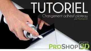 Miniature : Tutoriel changement adhésif plateau imprimante 3D
