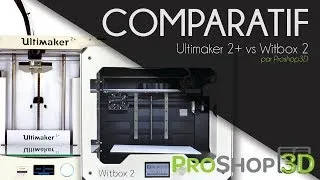 Miniature : Comparatif imprimante 3d Ultimaker 2+ Vs Witbox 2