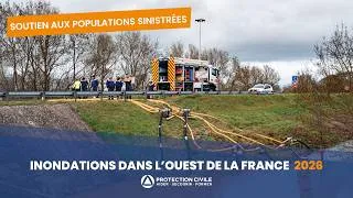 Miniature : Inondations dans l’Ouest : 130 bénévoles de la Protection Civile mobilisés