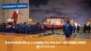 Miniature : Ravivage de la Flamme du Soldat Inconnu 2025 | Protection Civile – Passer le relais