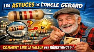 Miniature : Comment LIRE les résistances SANS multimètre (L’astuce de Gérard)