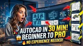 Miniature : 🚀 AutoCAD for Beginners 2024- ...: Learn in about 30 minutes what the pros already know!