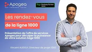Miniature : WEB DEMO : presentation de l'offre de services apogea dans le cadre de votre solution Sage 1000