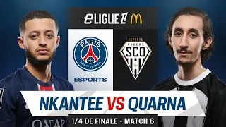 Miniature : 𝗣𝗦𝗚 🆚 𝗔𝗡𝗚𝗘𝗥𝗦 | 1/4 DE FINALE - Match 6 | eLigue 1 🔴🔵 #eLigue1McDonalds
