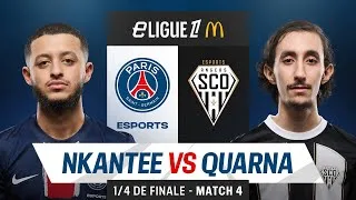 Miniature : 𝗣𝗦𝗚 🆚 𝗔𝗡𝗚𝗘𝗥𝗦 | 1/4 DE FINALE - Match 4 | eLigue 1 🔴🔵 #eLigue1McDonalds