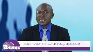 Miniature : CONSTITUTION ET FINANCES PUBLIQUES LOCALES