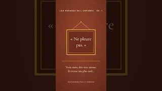 Miniature : « Ne pleure pas » : où va la tristesse qu'on fait taire (Freud)
