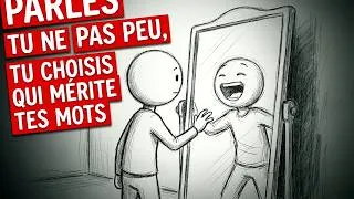 Miniature : La psychologie des gens qui parlent peu : tu n'es pas timide, tu attends le bon moment